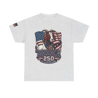 The Boering Life™ Limited Edition 'Merica 250 Goat Patriotic T-Shirt | American Flag Tee