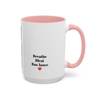 Yoga Goat Illustration Mug | Accent Coffee Mug