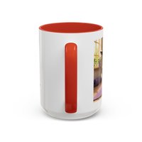 Yoga Goat Illustration Mug | Accent Coffee Mug