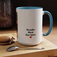 Yoga Goat Illustration Mug | Accent Coffee Mug