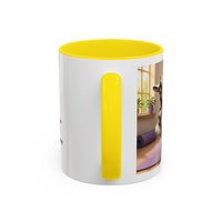 Yoga Goat Illustration Mug | Accent Coffee Mug