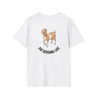 The Boering Life™ T-Shirt | Minimal Text Chest Logo, Casual Tee