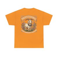 Professional Stress Management Consultant Goat Tee | Garden Herbs Floral Goat Illustration