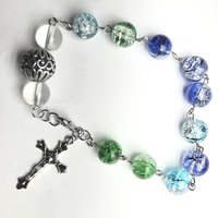 Hand-Linked Artisan Chaplet Prayer Bracelets - Catholic Devotional Jewelry