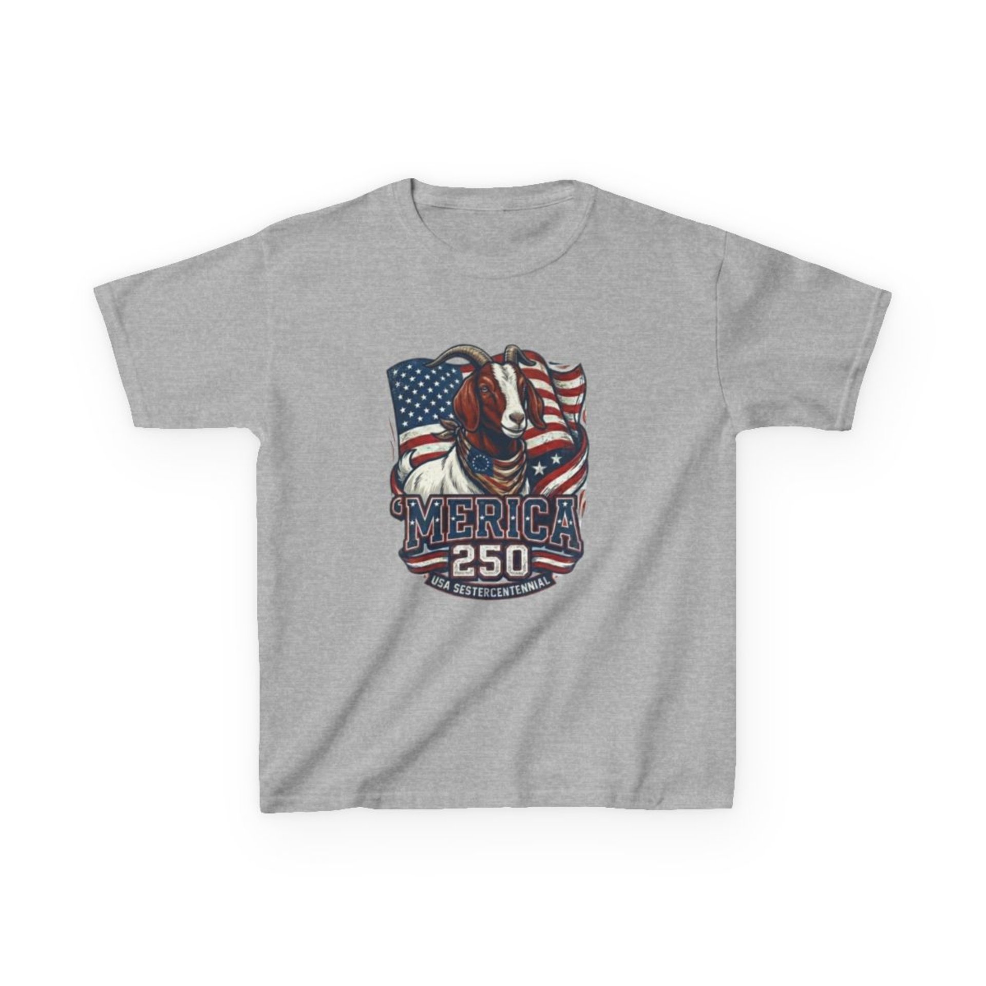 The Boering Life™ Kids 'Merica 250 Goat Tee – Limited Edition