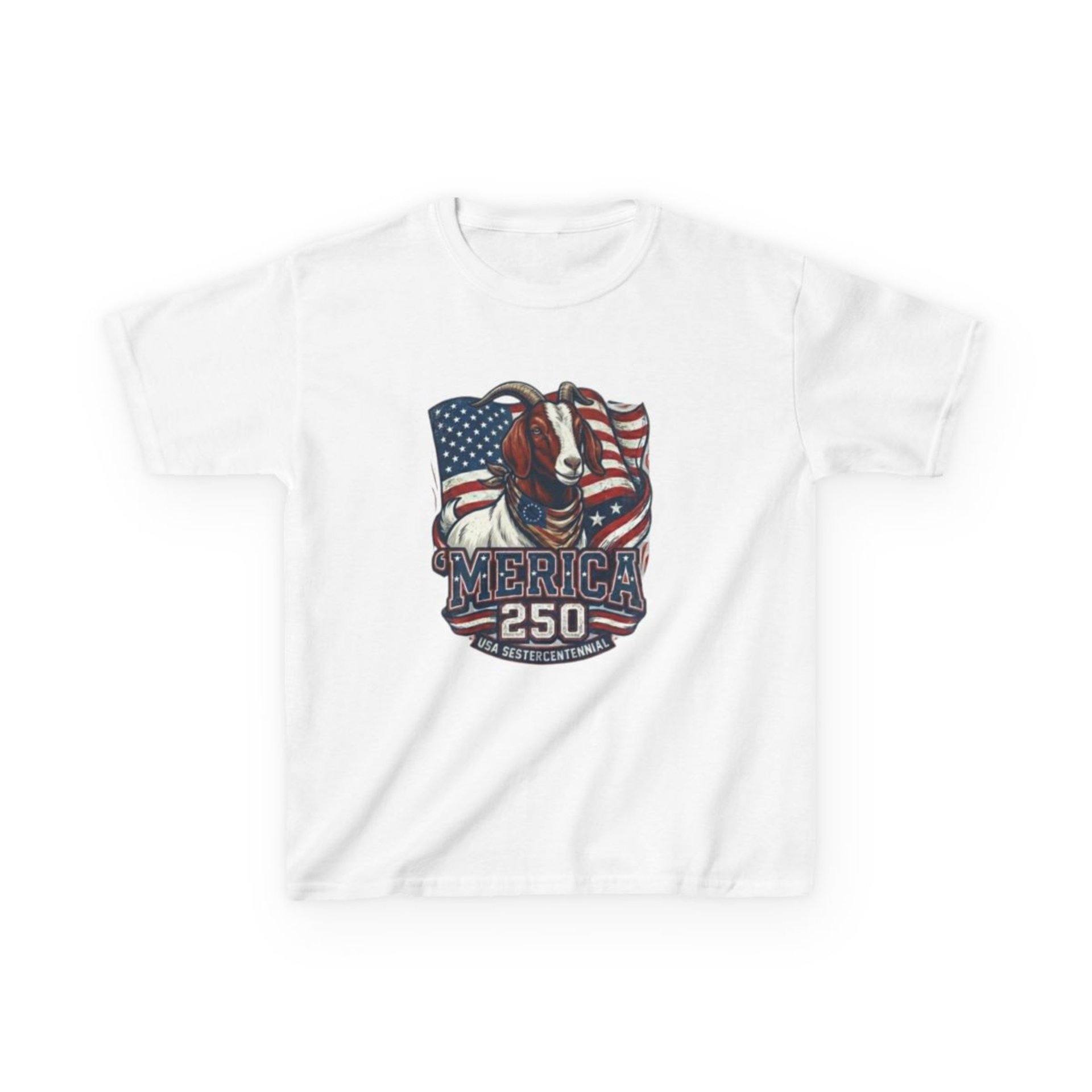 The Boering Life™ Kids 'Merica 250 Goat Tee – Limited Edition