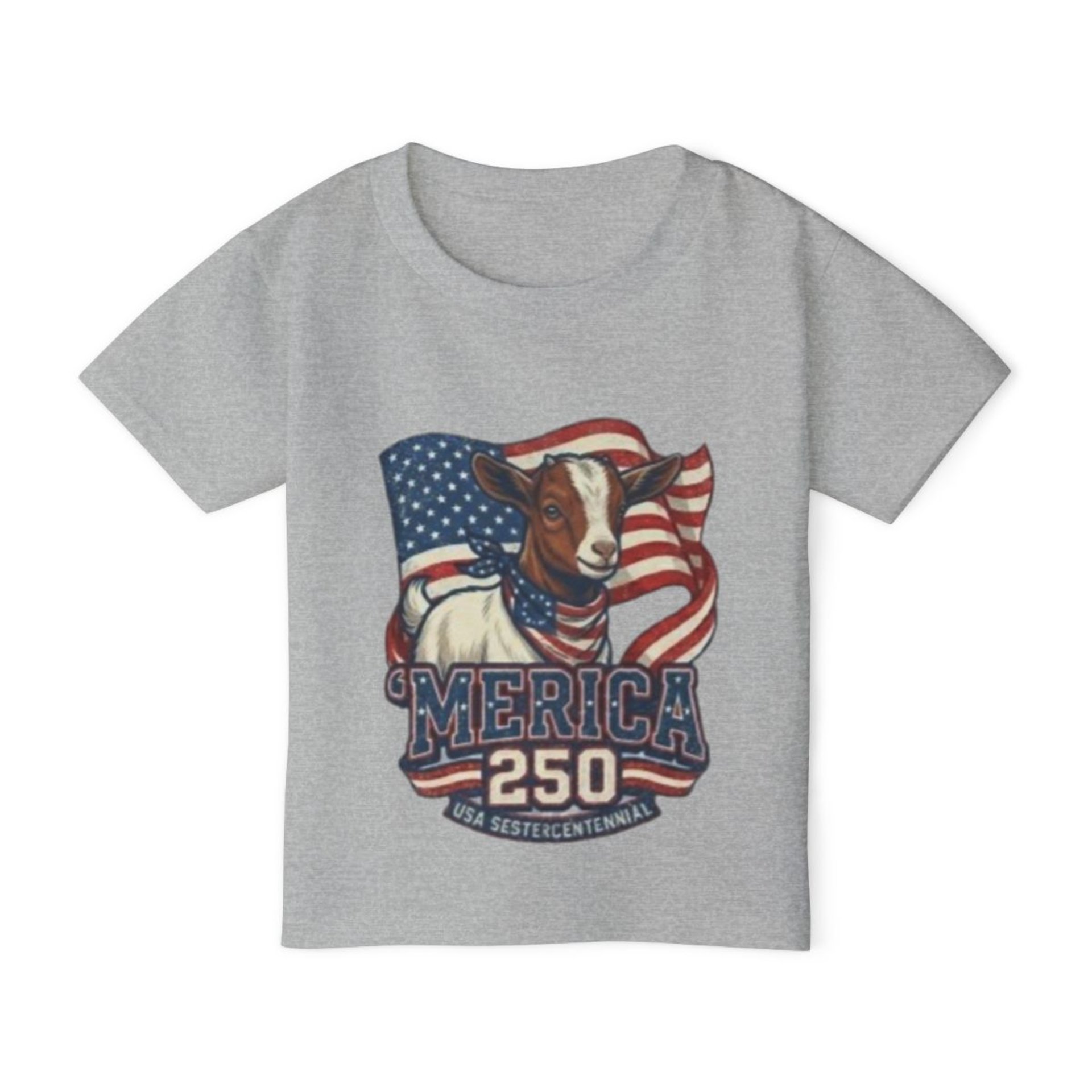 The Boering Life™ Toddler 'Merica 250 Goat Tee – Limited Edition