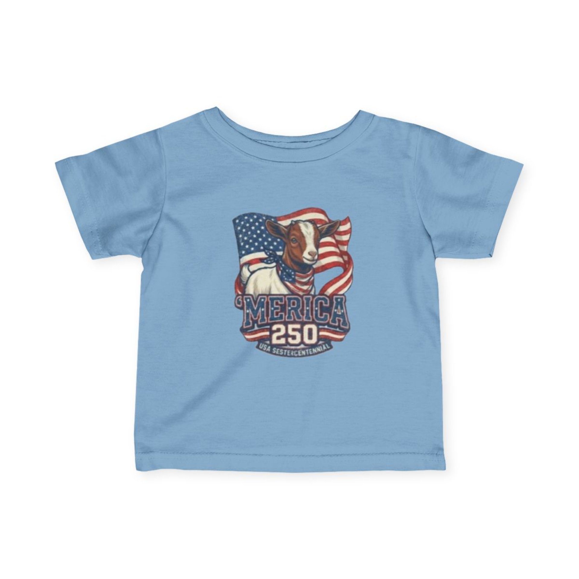 The Boering Life™ Infant 'Merica 250 Goat Tee – Limited Edition