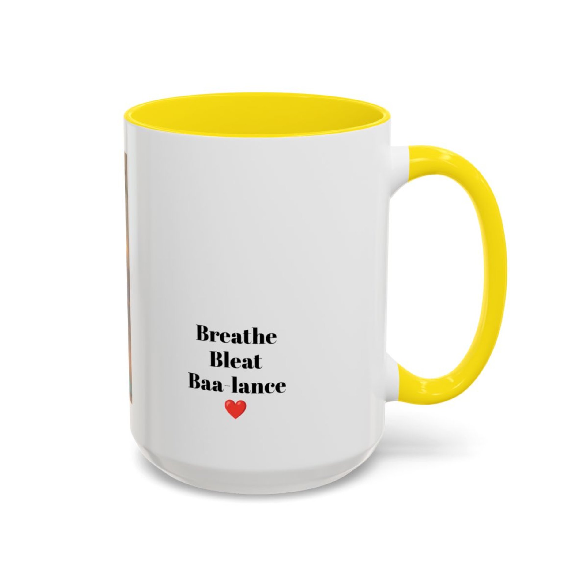 Yoga Goat Illustration Mug | Accent Coffee Mug