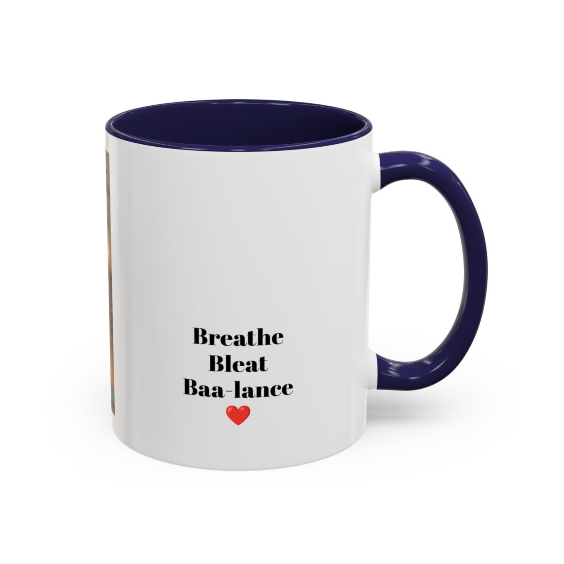 Yoga Goat Illustration Mug | Accent Coffee Mug