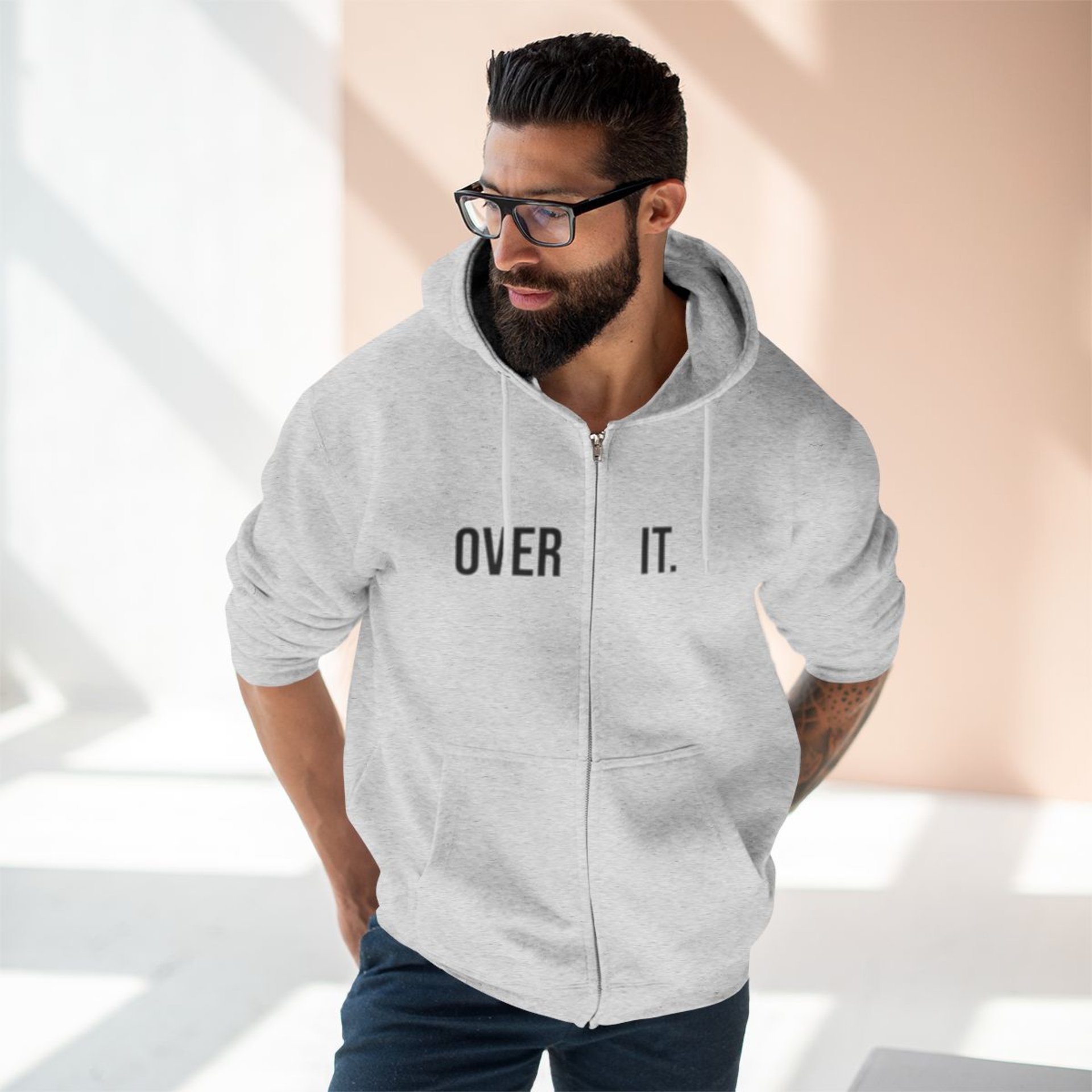Equestrian Jump 'Over It.' Hoodie | Zip Hoodie
