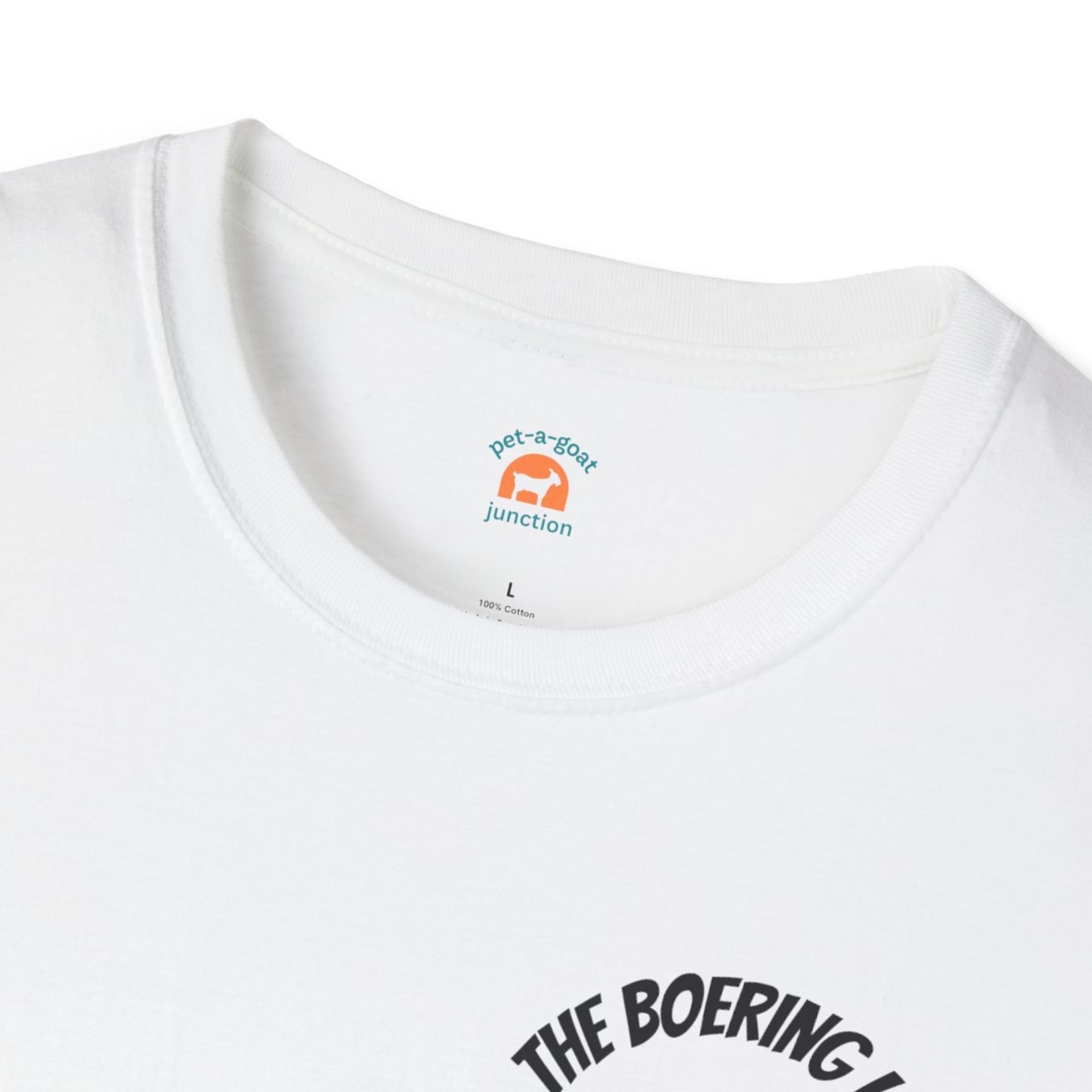 The Boering Life™ T-Shirt | Minimal Text Chest Logo, Casual Tee