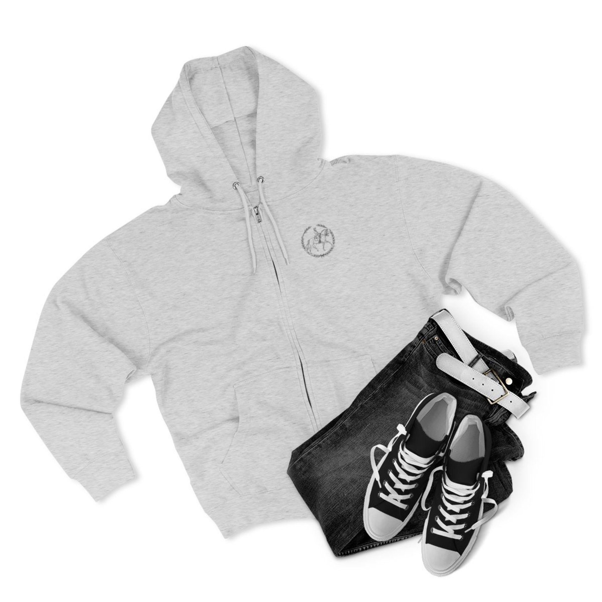 Dressage Life Hoodie | Equestrian Rider Zip Hoodie