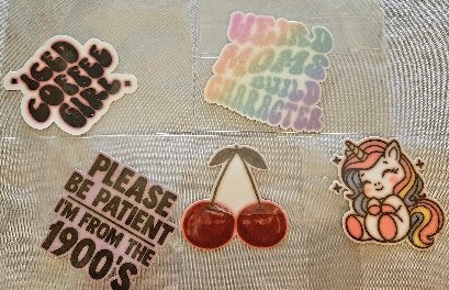 Retro & Sarcastic Vinyl Sticker Collection 