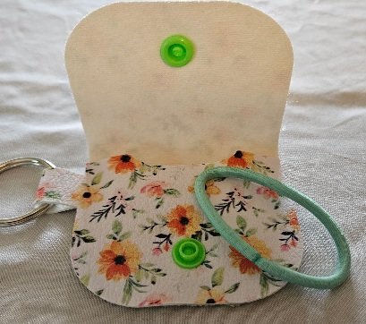 Small Snap-Closure Keychain Pouches