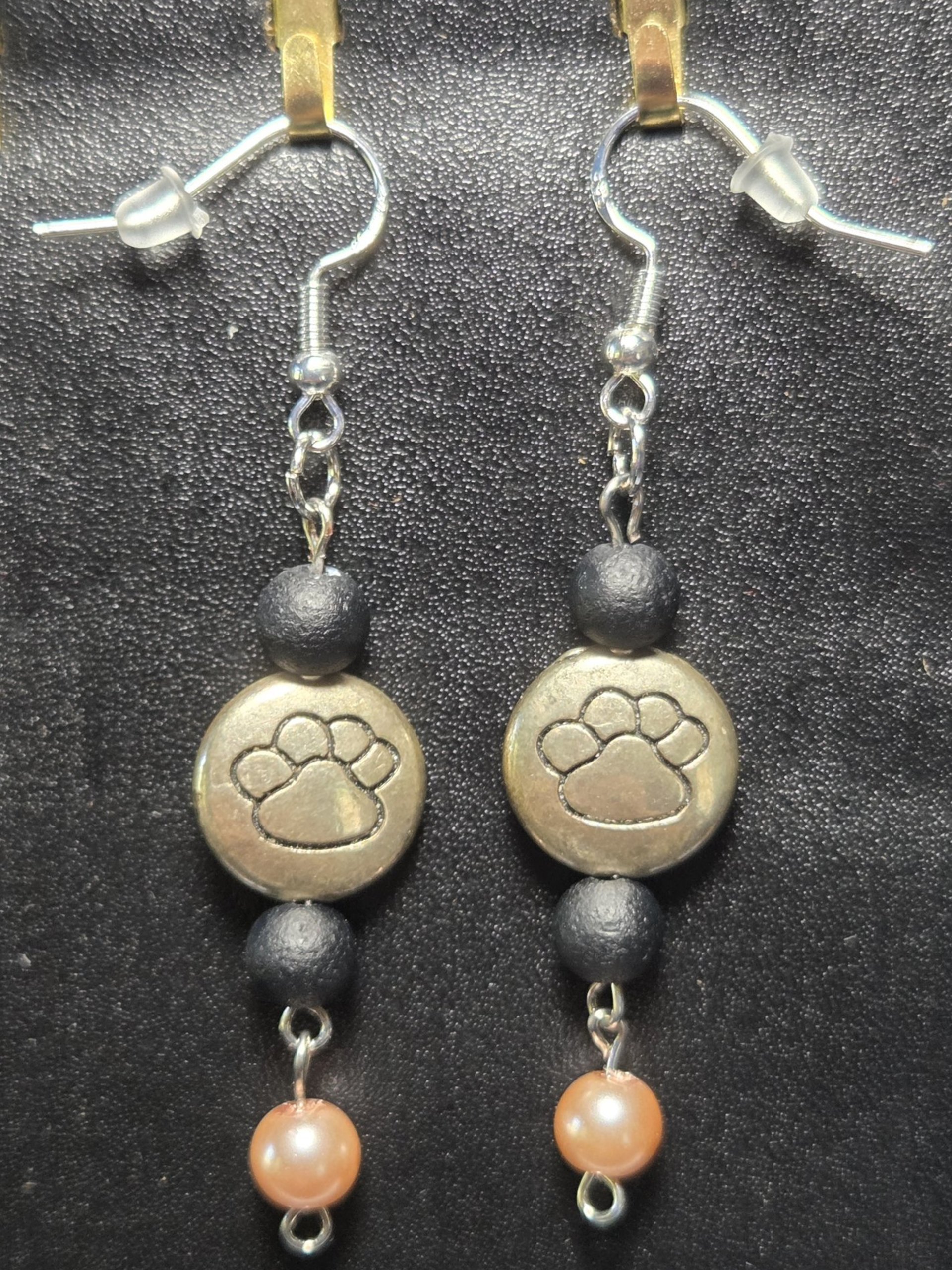 The "Sweet Tracks" Paw Print Diffuser Earrings