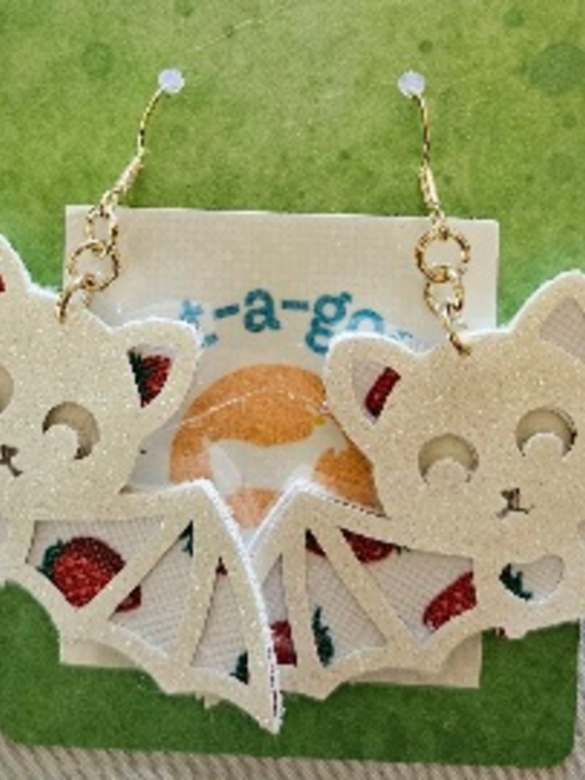 "Berry Batty" Earrings