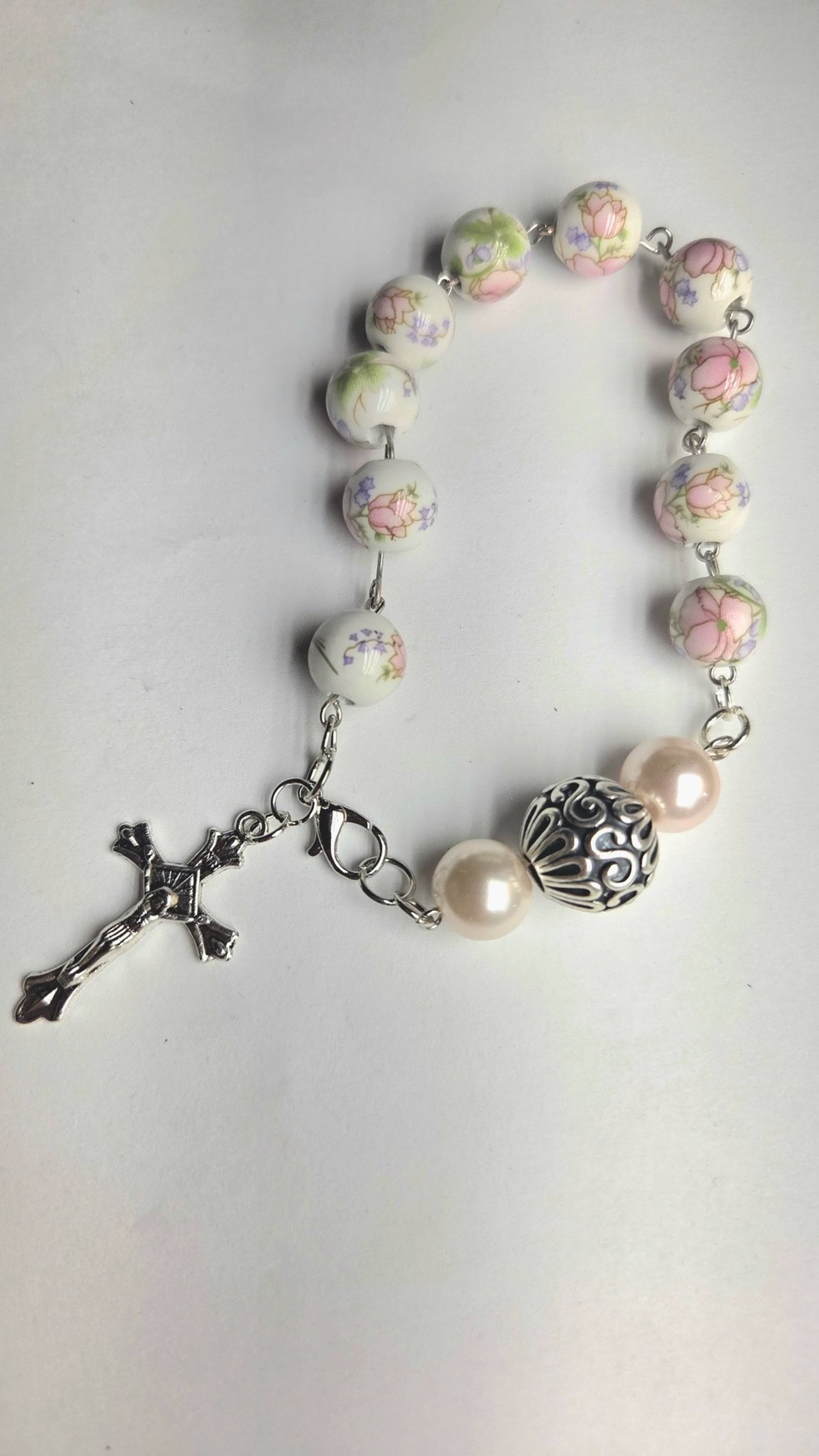 Hand-Linked Artisan Chaplet Prayer Bracelets - Catholic Devotional Jewelry