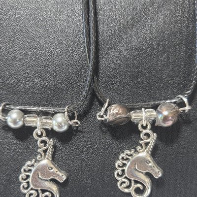 Ethereal Unicorn Corded Pendant